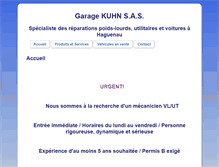 Tablet Screenshot of garagekuhn.com